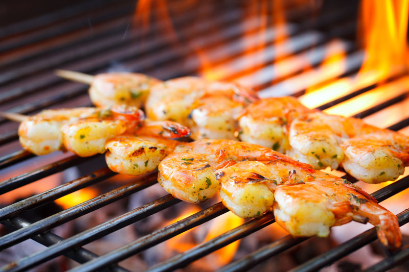 Bob Hart's King Prawn Rafts BBQ Recipe Heat Beads®