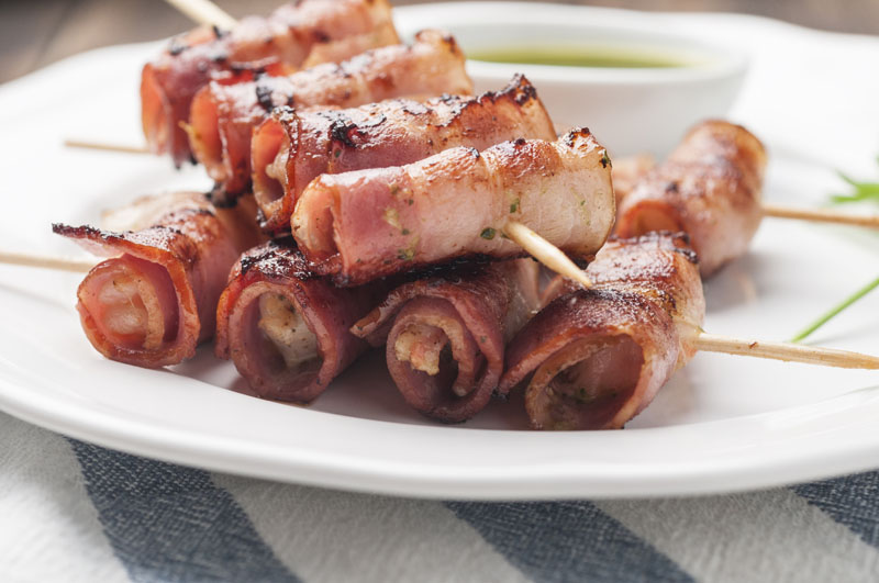 Barbecued Bacon Wrapped Prawns Recipe Heat Beads®