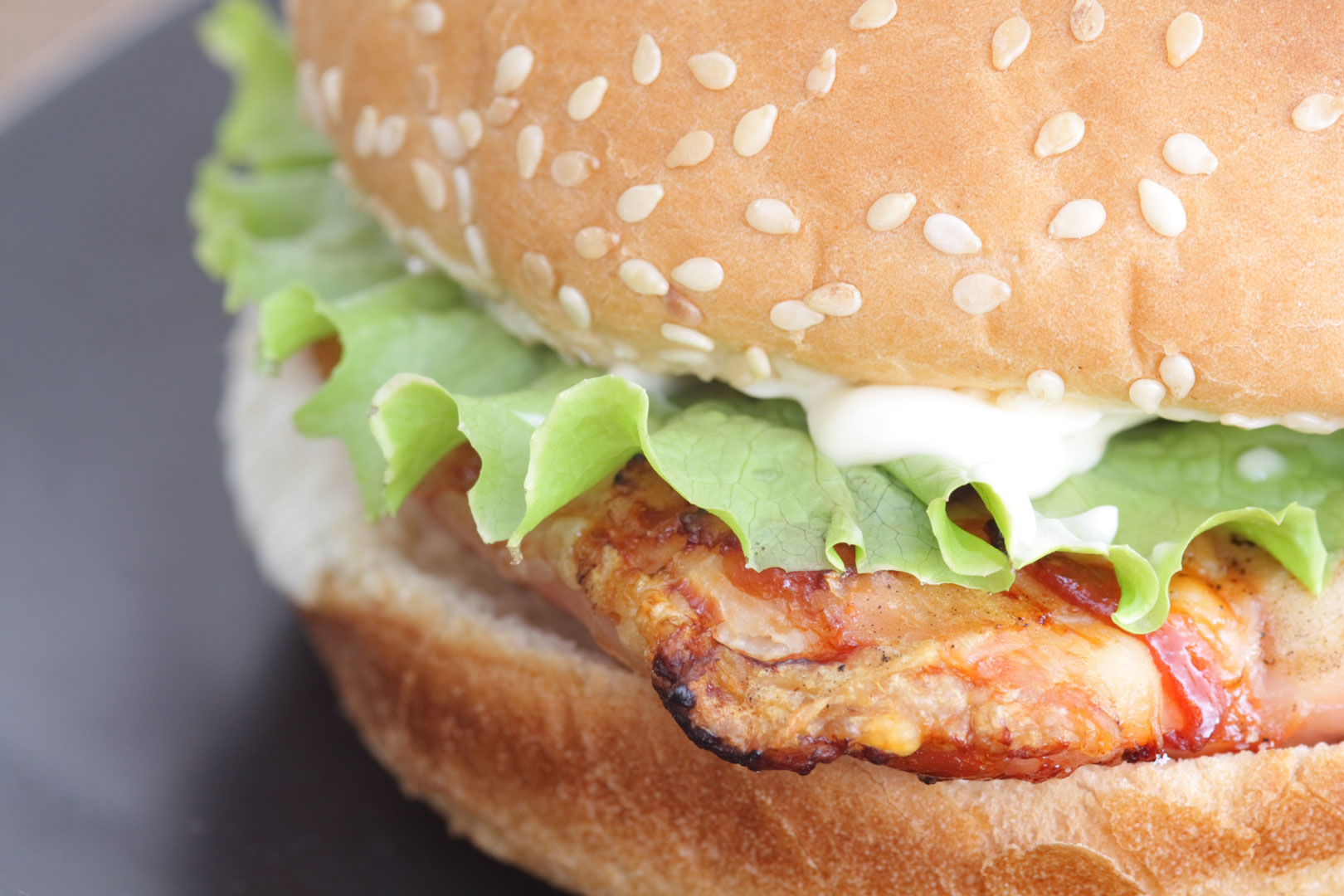 Lemon Chicken Burger BBQ Recipe Heat Beads®