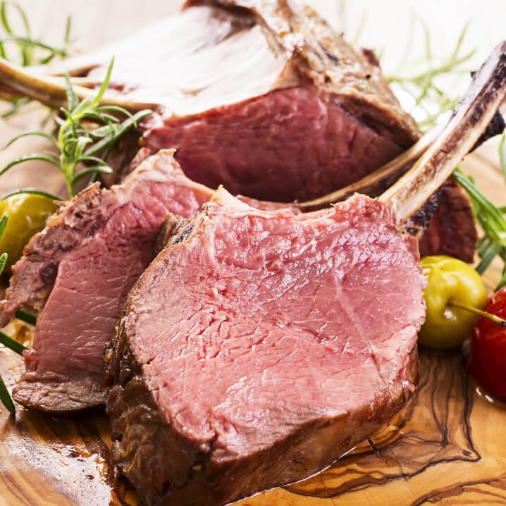 Double Lamb Chops with Kidney Heat Beads®