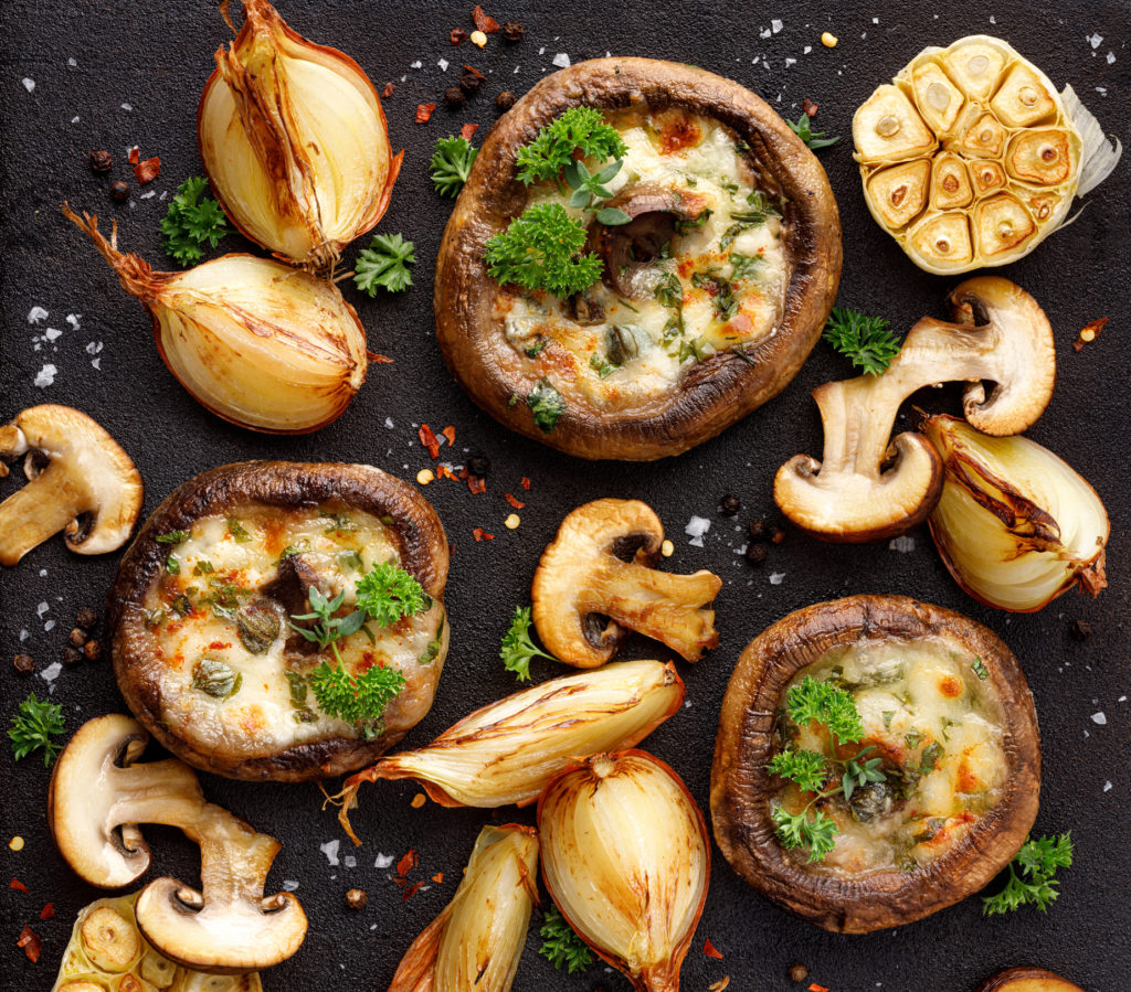 Stuffed Mushrooms Two Ways – Heat Beads®