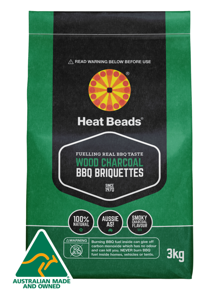 Heat Beads® Wood Charcoal BBQ Briquettes Heat Beads®